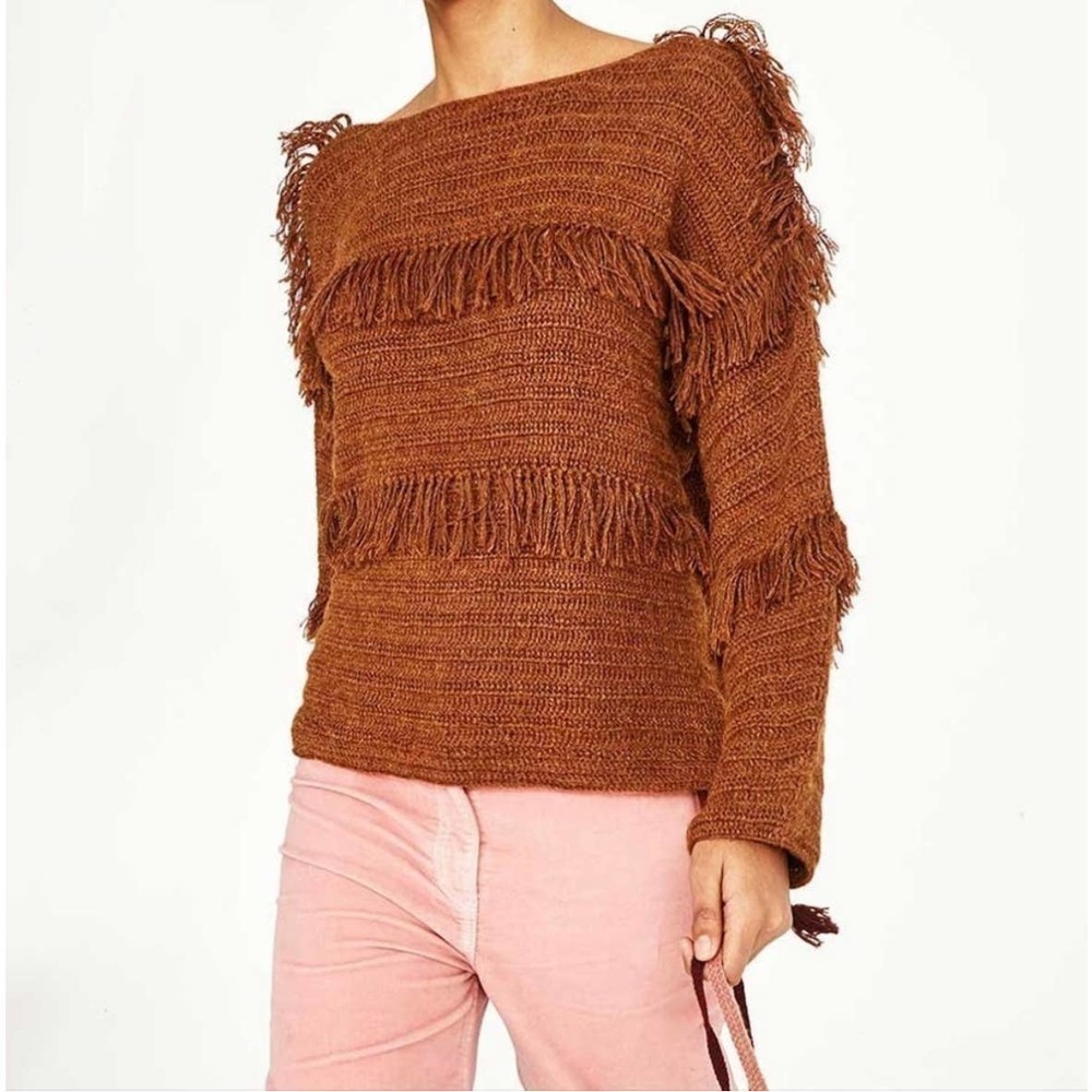 Ulla Johnson Alpaca Fringe Sweater M